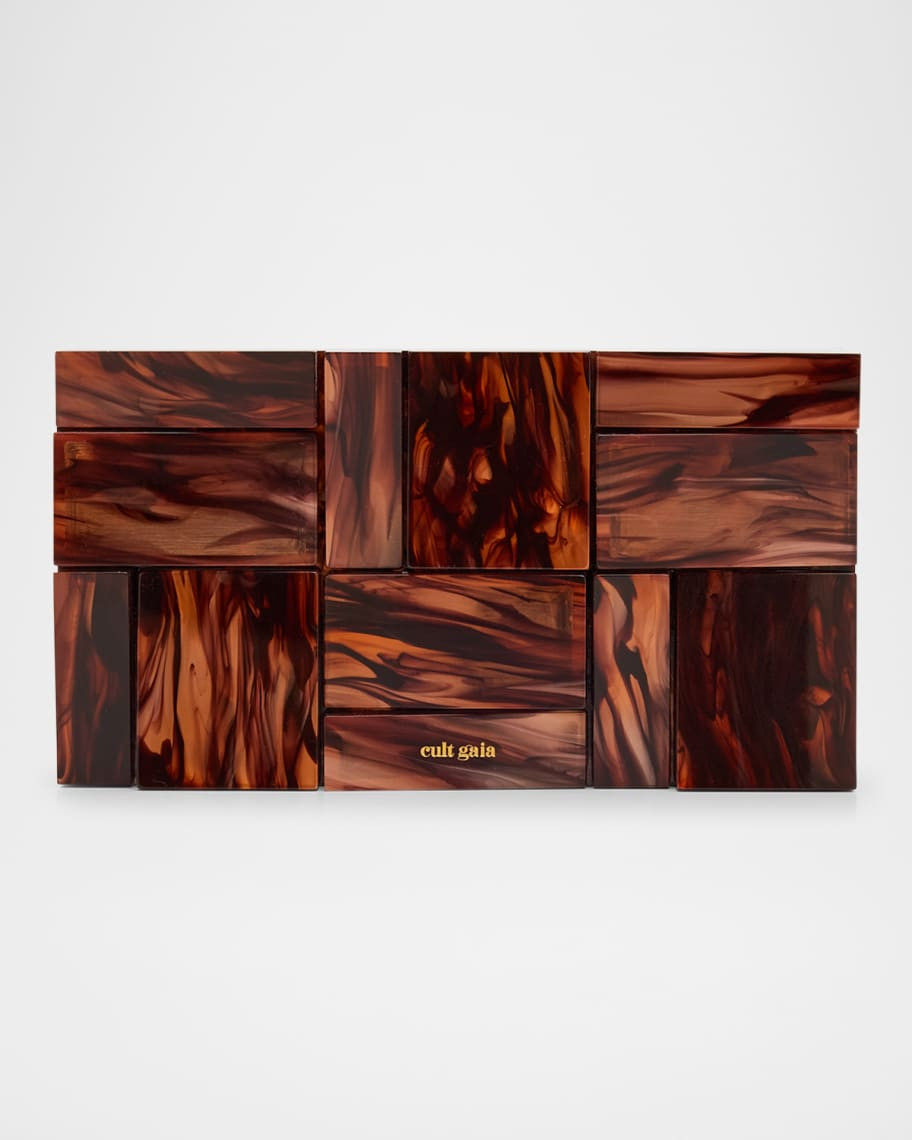 Galleria Acrylic Clutch Bag | Neiman Marcus