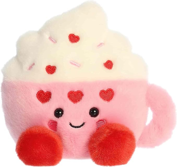 Aurora® Adorable Palm Pals™ Harper Heart Latte™ Stuffed Animal - Fun Seasonal Plush for Kids... | Amazon (US)