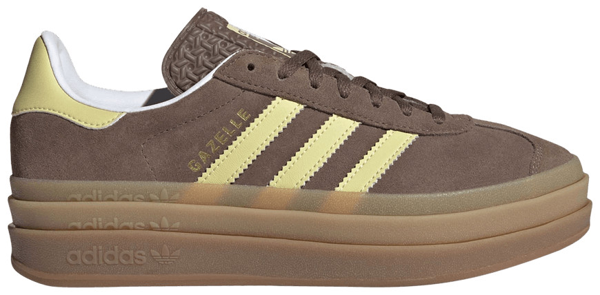 Buy Wmns Gazelle Bold 'Earth Strata Powder Yellow' - JI2697 | GOAT | GOAT