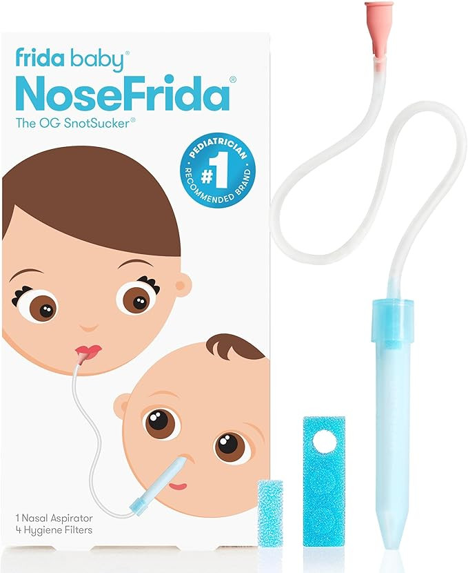Frida Baby NoseFrida SnotSucker Nasal Aspirator for Baby, Baby Nose Sucker | Amazon (US)