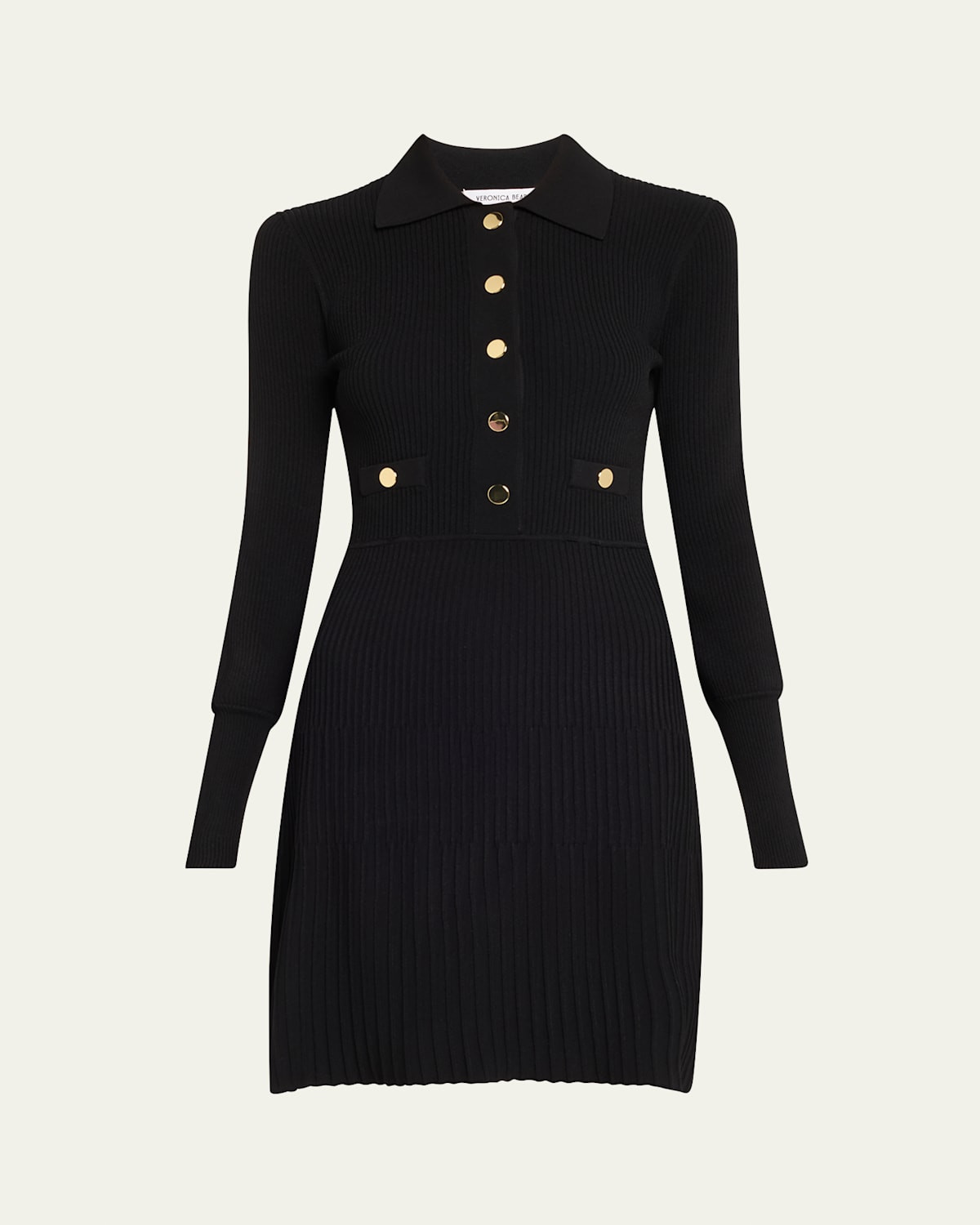 Lauper Long-Sleeve Ribbed Mini Dress | Bergdorf Goodman