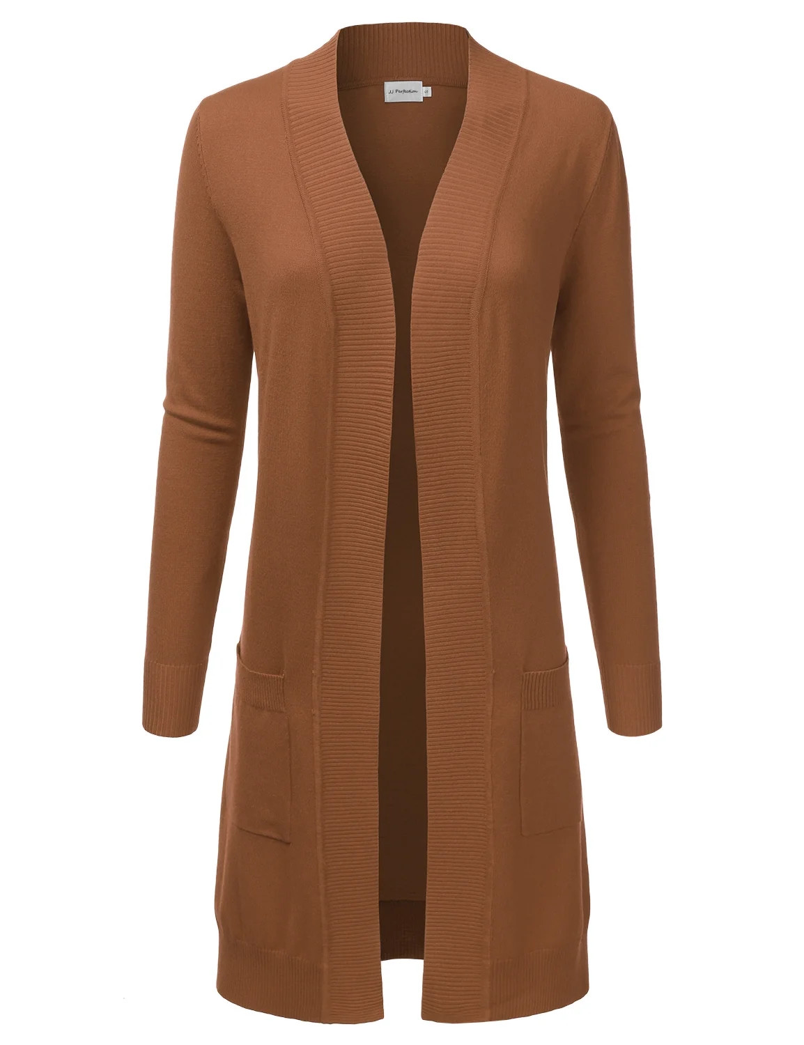 Doublju Women's Lightweight Long Sleeve Open Front Long Cardigan Sweaters - Walmart.com | Walmart (US)