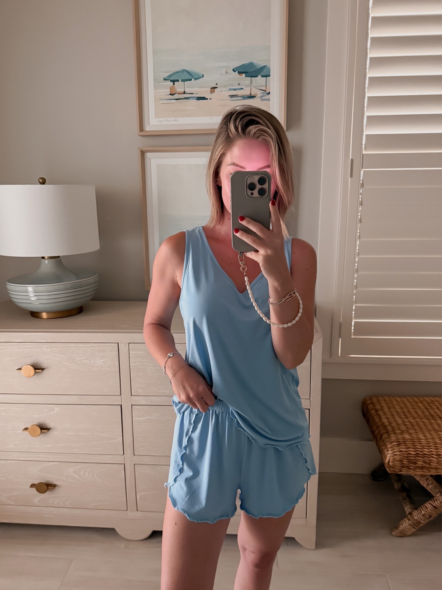 This lightweight pajama set is so soft and comfy for warm summer nights, lounging at home, or relaxing on vacation! I have size Small

amazon finds, summer sleepwear set, comfy lounge outfit, lightweight pajama set, soft summer pajamas, vacation lounge wear, pajama set, sleepwear set, loungewear, comfy pajamas, cozy essentials

#LTKSaleAlert #LTKPetite #LTKSeasonal