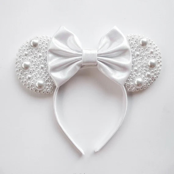 Mouse Ears,  Headband Ears,  Pearls Sparkle Ears,  Pearls Ears, Sparkle Collection, Magical Ears,... | Etsy (US)