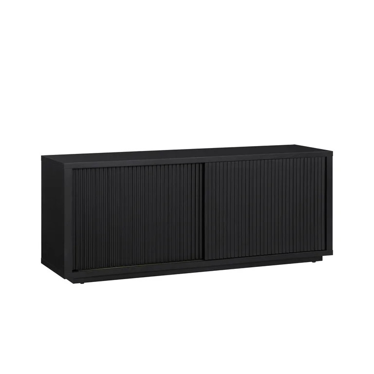 Beautiful Fluted TV Stand for TV\u2019s up to 70\u201d by Drew Barrymore, Rich Black Finish | Walmart (US)