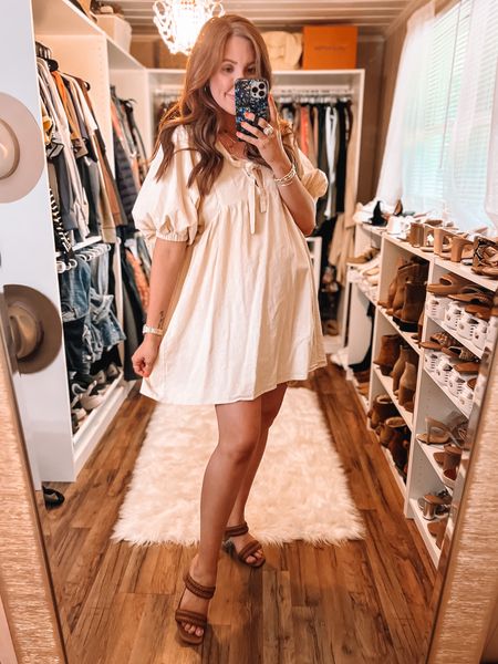 The dress I never got to wear on date night the other night!!! Still such a good casual option but it runs LARGE! 

#LTKstyletip #LTKunder50 #LTKFind