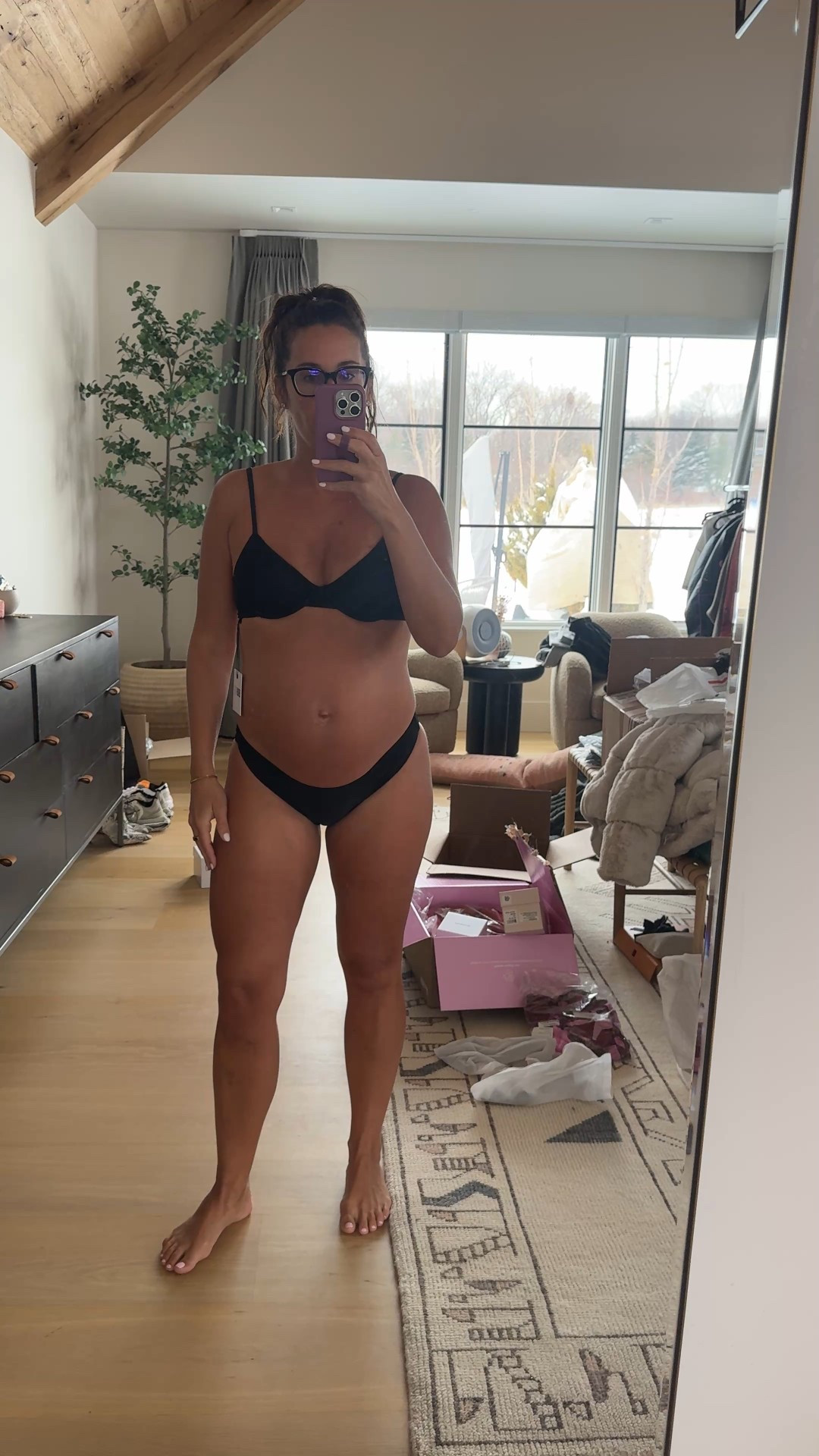 Beach Riot has been a favorite swim brand of mine for over a decade. Great quality, lasts forever. Runs tts, wearing a medium top and medium bottoms. Underwire top, fabric has slight ribbing to it  

#LTKfitnessgoals #LTKBump #LTKTravel