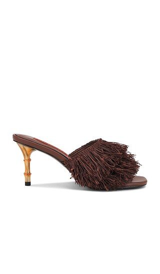 Fringe Playa Bamboo Heel in Chocolate | Revolve Clothing (Global)