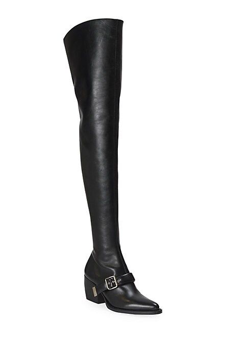 Rylee Leather Thigh-High Boots | Saks Fifth Avenue