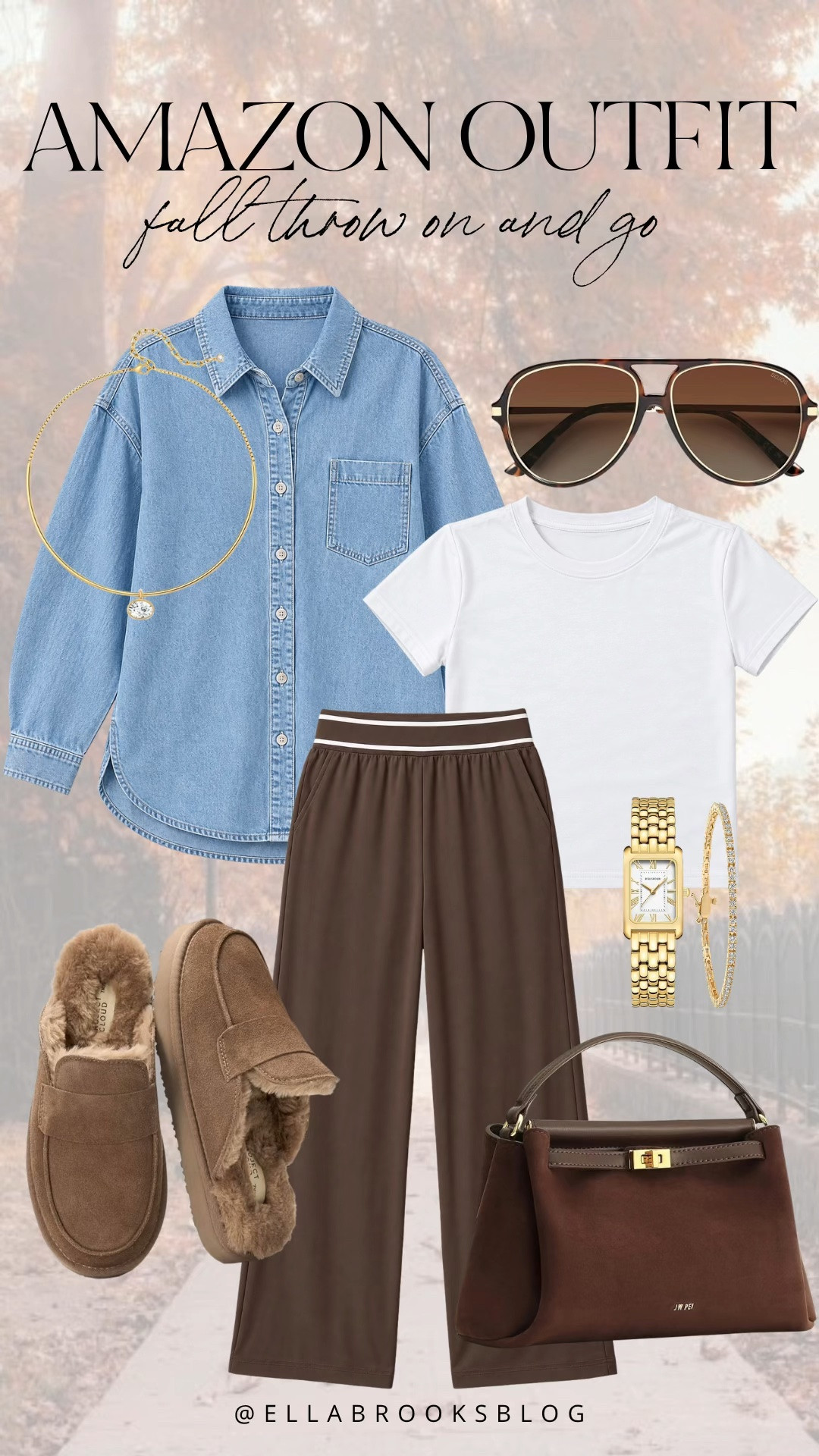 Amazon throw on and go style

Amazon fashion, athleisure outfit, suede bag, Amazon fall outfit, denim button up

#LTKootd #LTKSeasonal #LTKmomlife