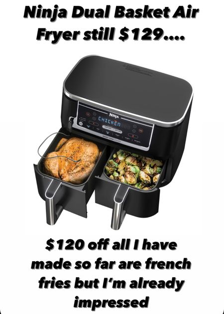 Things I grabbed for Christmas . $129 Ninja Dual Air Fryer $120 off! #LTKHoliday #LTKCyberweek

#LTKGiftGuide