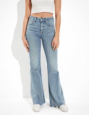 AE Ne(x)t Level Festival Flare Jean | American Eagle Outfitters (US & CA)