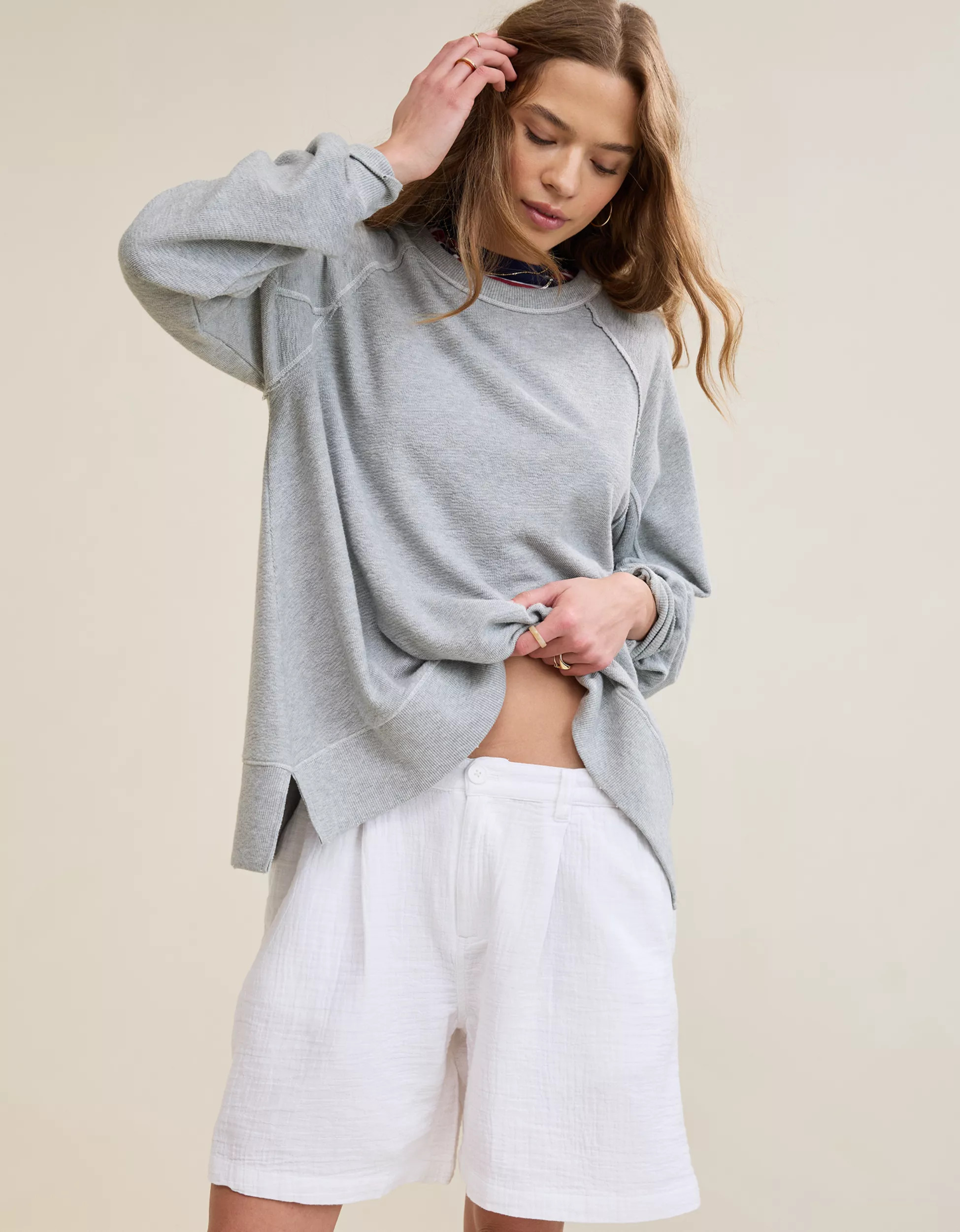 Aerie East West Crew Sweatshirt | Aerie