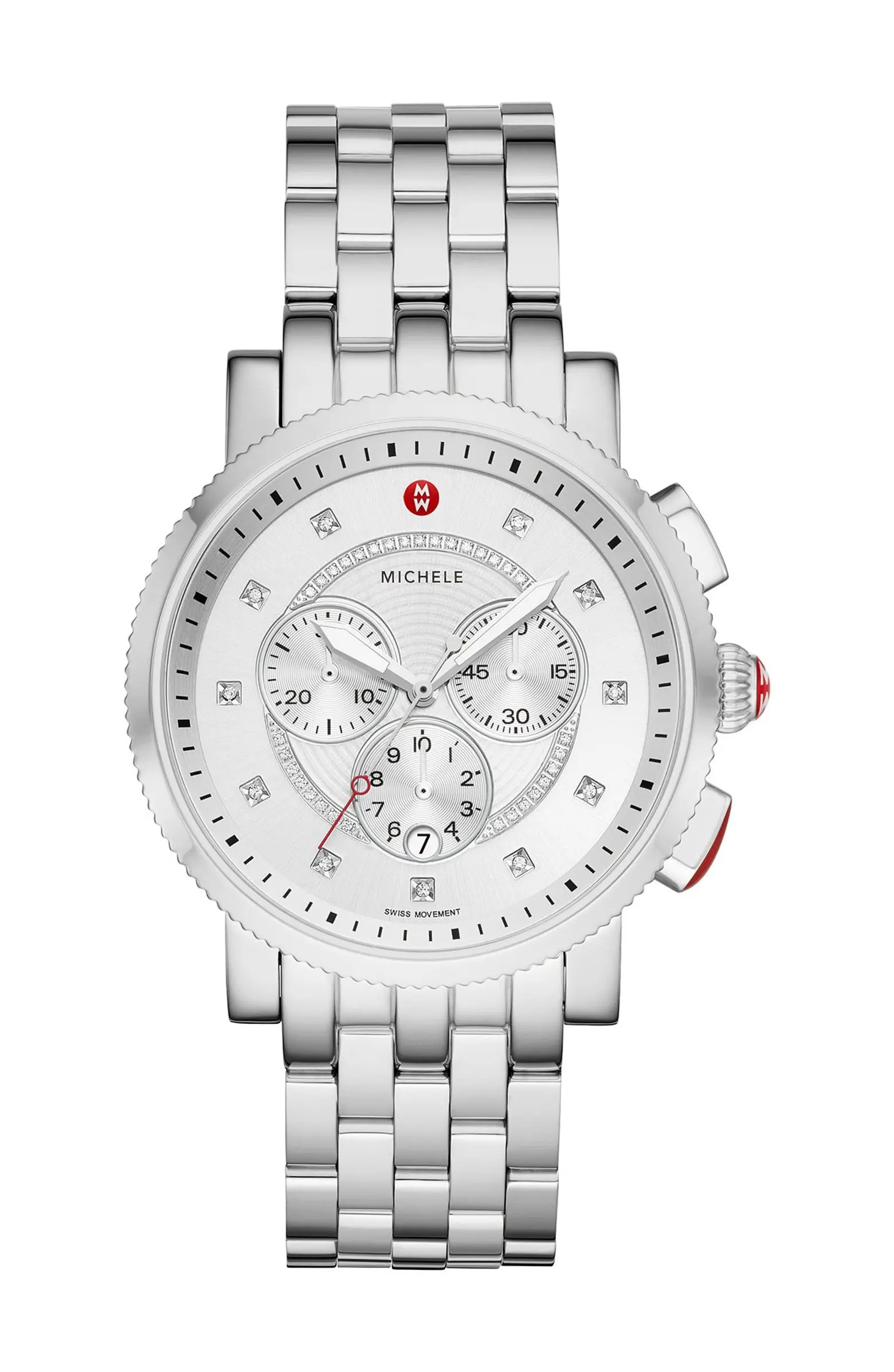 Women's Sport Sail Diamond Bracelet Watch, 42mm - 0.13 ctw | Nordstrom Rack