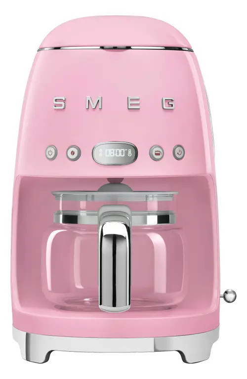 smeg '50s Retro Style 10-Cup Drip Coffeemaker in Pink at Nordstrom | Nordstrom