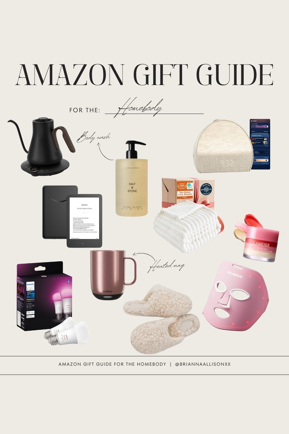 Amazon Christmas Gift Guide for the Homebody | Cozy + Neutral Finds

Cozy, neutral Amazon finds for the homebody — soft textures, warm scents, and little comforts she’ll actually use this Christmas.
Everything is simple, pretty, and perfect for gifting 🤍

Amazon finds
gift guide

Christmas gifts, holiday gifts, homebody gifts, cozy gifts, neutral home, lifestyle, cozy essentials, gifts for her, LTK holiday


#LTKGiftGuide #LTKselfcare #LTKHoliday