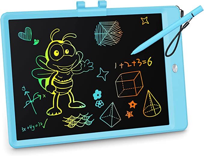 KOKODI LCD Writing Tablet, 10 Inch Colorful Toddler Doodle Board Drawing Tablet, Erasable Reusabl... | Amazon (US)