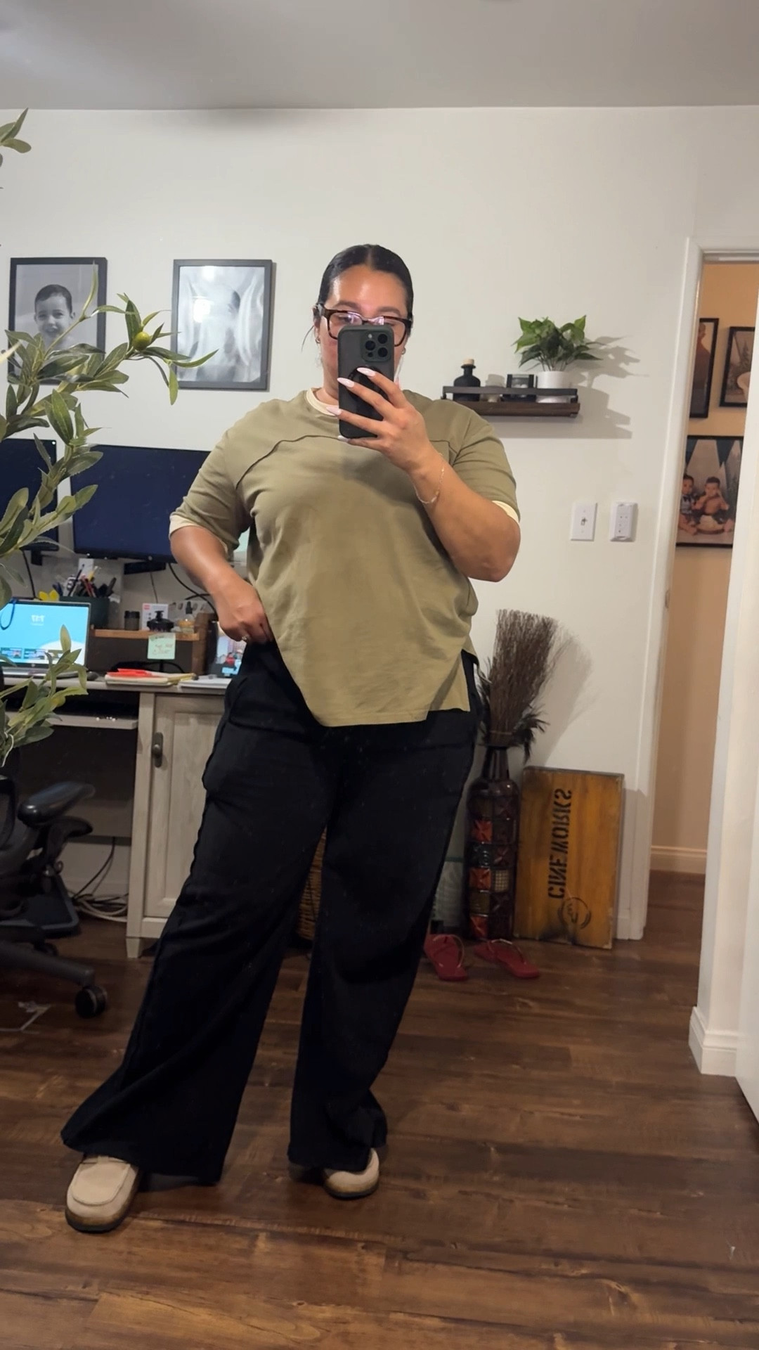 Easy casual outfit I’m wearing as a wfh mom and for school drop offs. It’s been hot here in Los Angeles but I’m not ready for shorts yet.  This tee is so easy, casual, and lightweight. And I love these pants. They are from a matching set but I just wear it separately.

Shirt- medium / super comfortable/ lightweight/ runs big 
Pants/ large/ tts / tummy friendly / elastic waistband 

Midsize outfit 
Midsize fashion
Curvy fashion
Amazon outfit 
Spring outfit 
Casual outfit 
Mom outfit 
WFH outfit 


#LTKMidsize #LTKootd #LTKmomlife