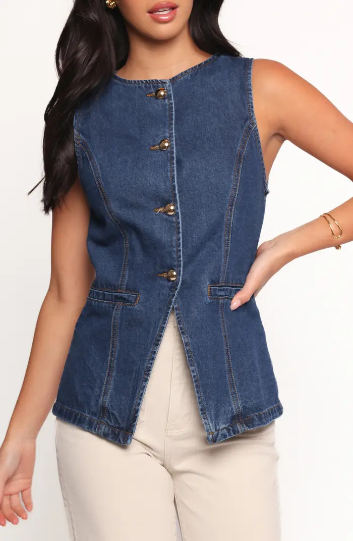 Nessa Denim Vest | Nordstrom