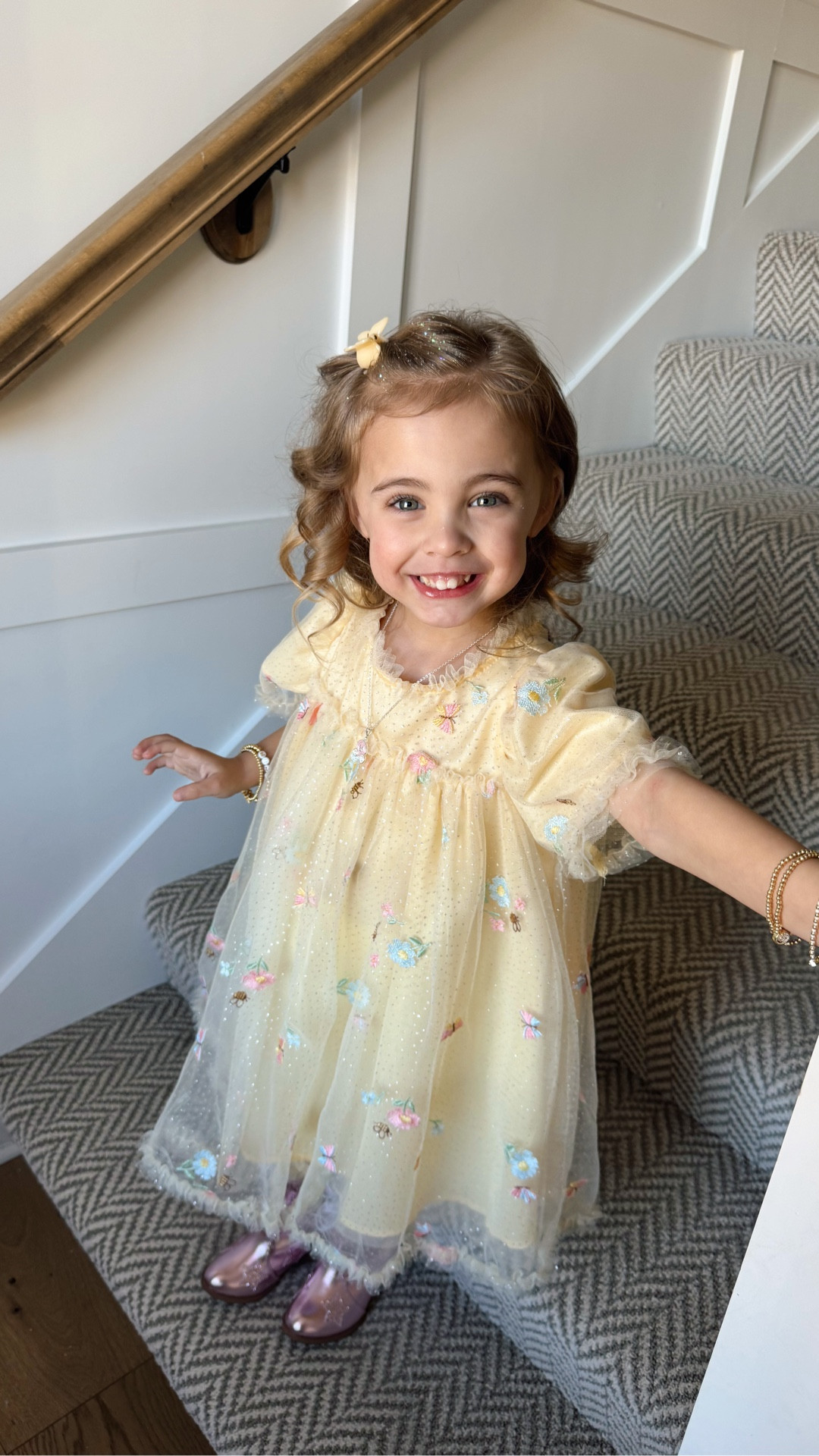 Father daughter dance ready!! ✨💕 the sweetest little dress and boots that she wants to wear everyday now! 🥰

#LTKKids #LTKgrwm #LTKmomlife