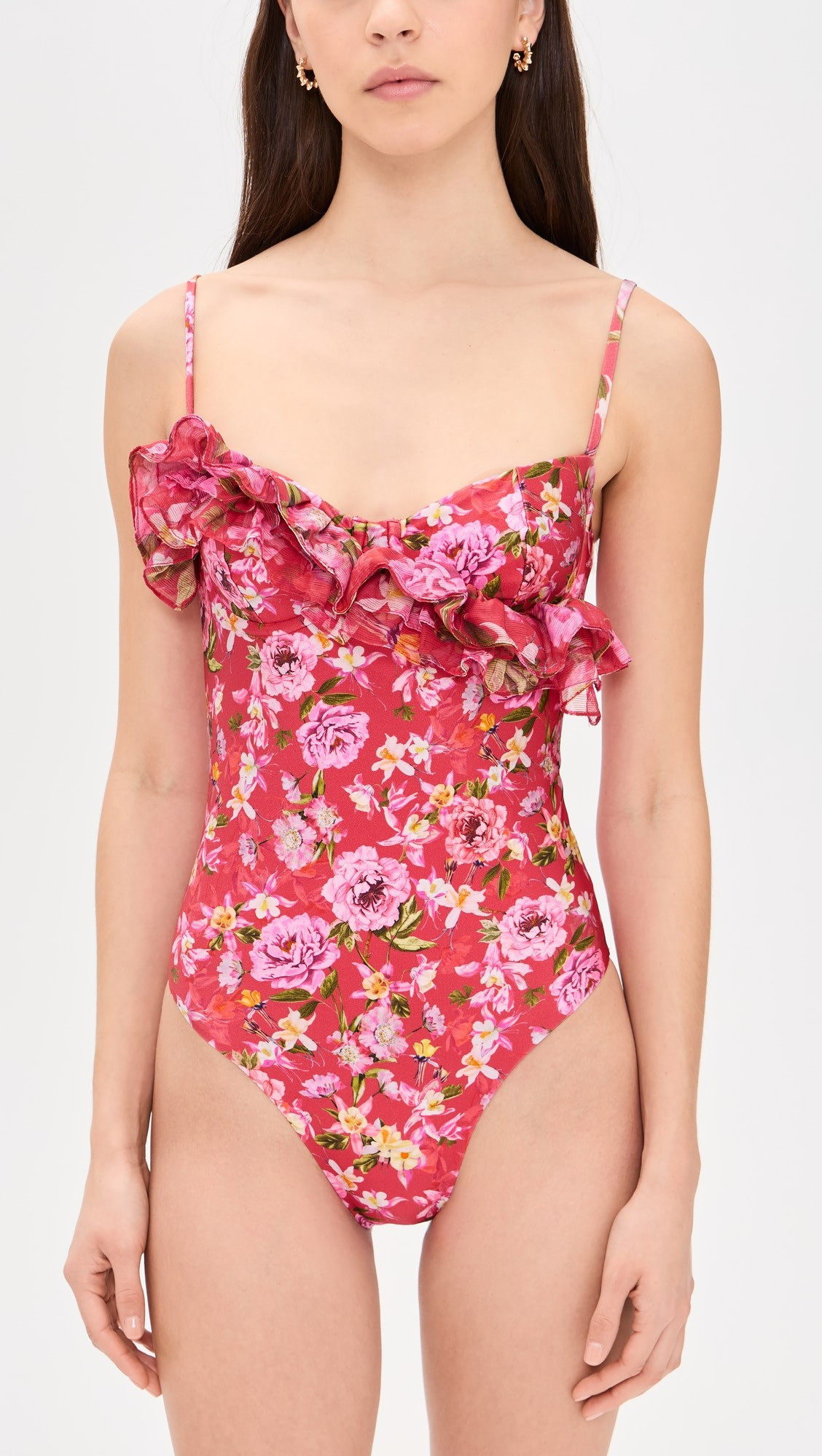 Peony Ruffle Bodysuit | Shopbop