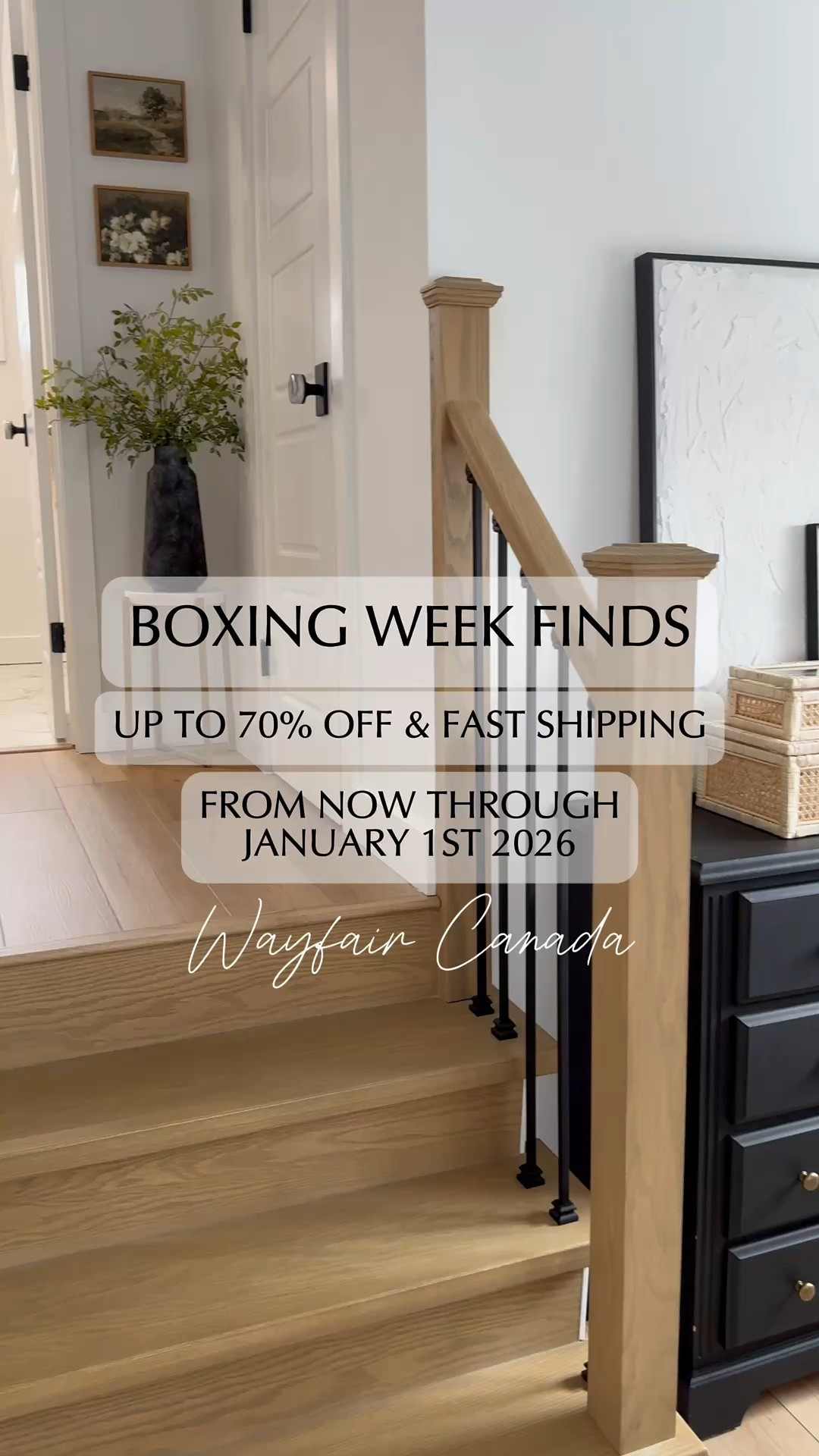 Sharing some of my favourite @wayfaircanada finds! Shop now during their Boxing Week sale and save up to 70% off with fast shipping. The sale runs now through January 1st 2026.

#WayfairCAHome #WayfairCAPartner
#boxingweek #sale #homefinds #homedecor 

#LTKHome #LTKSaleAlert