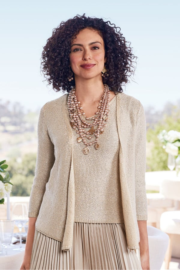 Yelena Sequin Cardigan | Soft Surroundings
