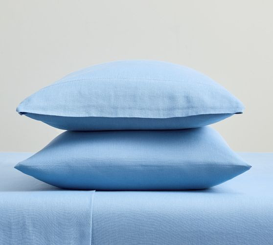 Belgian Flax Linen Pillowcases - Set of 2 | Pottery Barn (US)