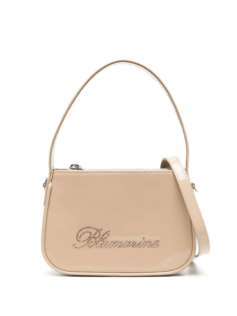 Blumarine Rhinestoned Leather Tote Bag - Farfetch | Farfetch Global