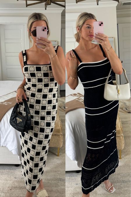Black & white midi dresses for summer! Can’t wait to bring these on my trip to Italy 

#LTKstyletip #LTKeurope #LTKtravel