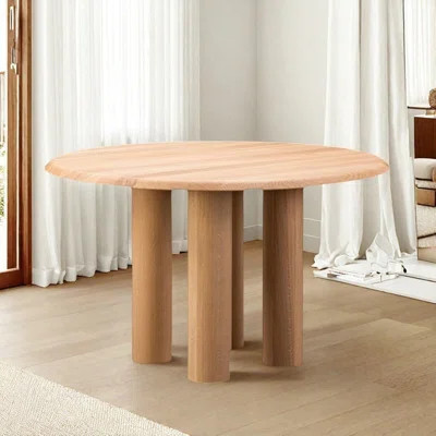 Elegant solid wood dining table | Wayfair North America