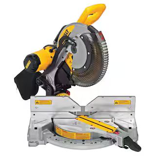 DEWALT 15 Amp Corded 12 in. Compound Double Bevel Miter Saw-DWS716 - The Home Depot | The Home Depot