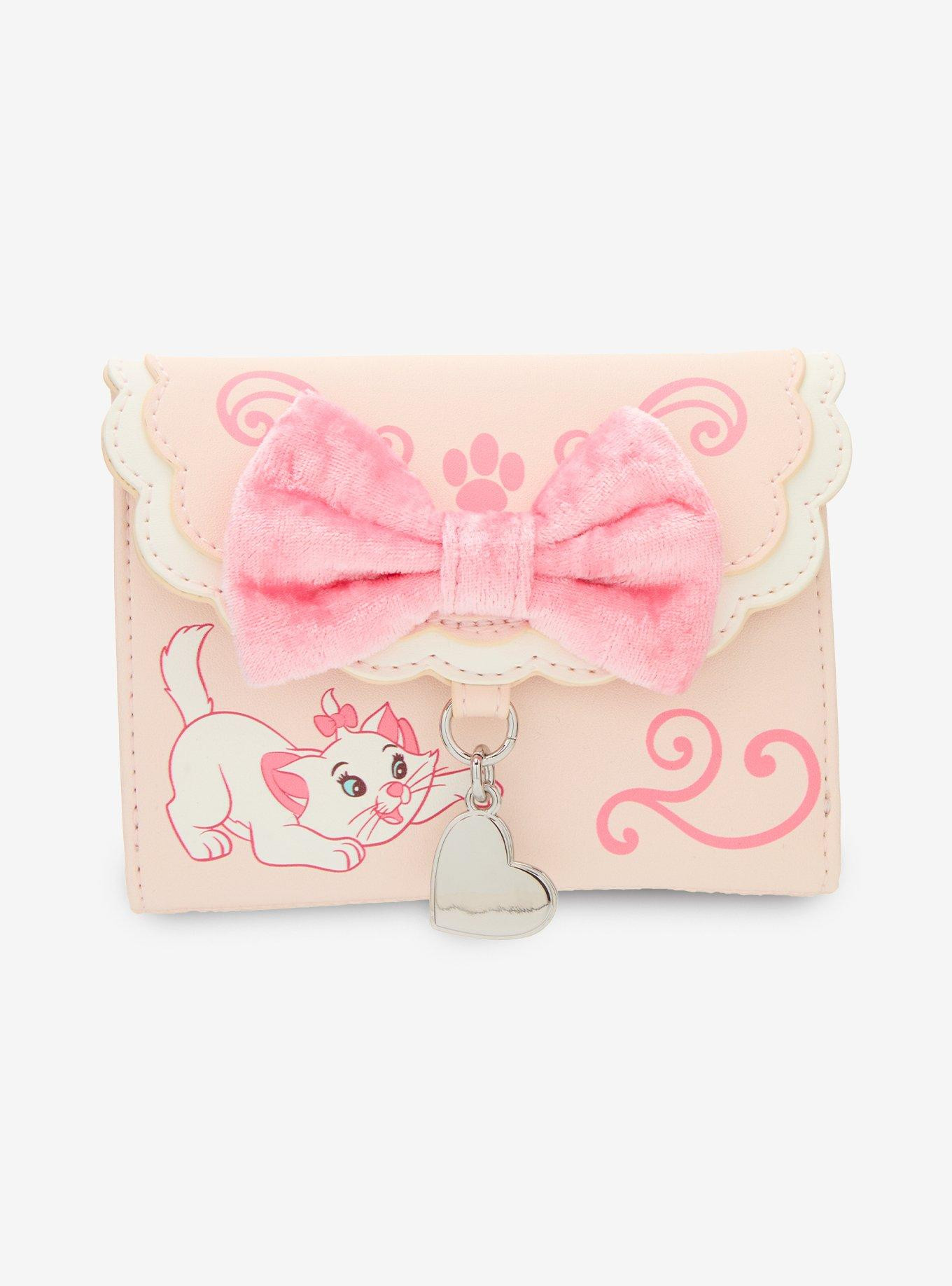 Loungefly Disney The Aristocats Marie Velvet Bow Mini Wallet - BoxLunch Exclusive | BoxLunch