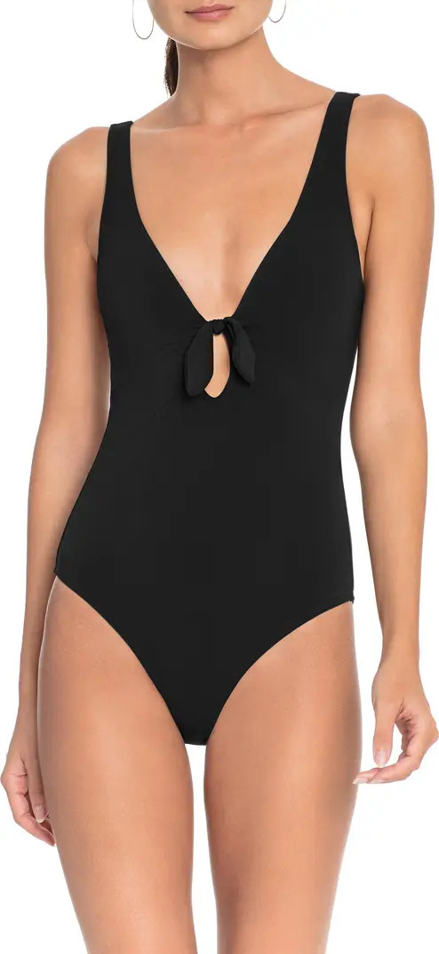 Ava Plunge Underwire One-Piece Swimsuit | Nordstrom