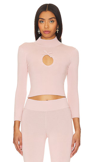 Callias Knit Top in Dusty Pink | Revolve Clothing (Global)