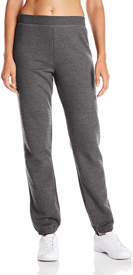 Hanes Women's EcoSmart Cinched Cuff Sweatpants | Amazon (US)