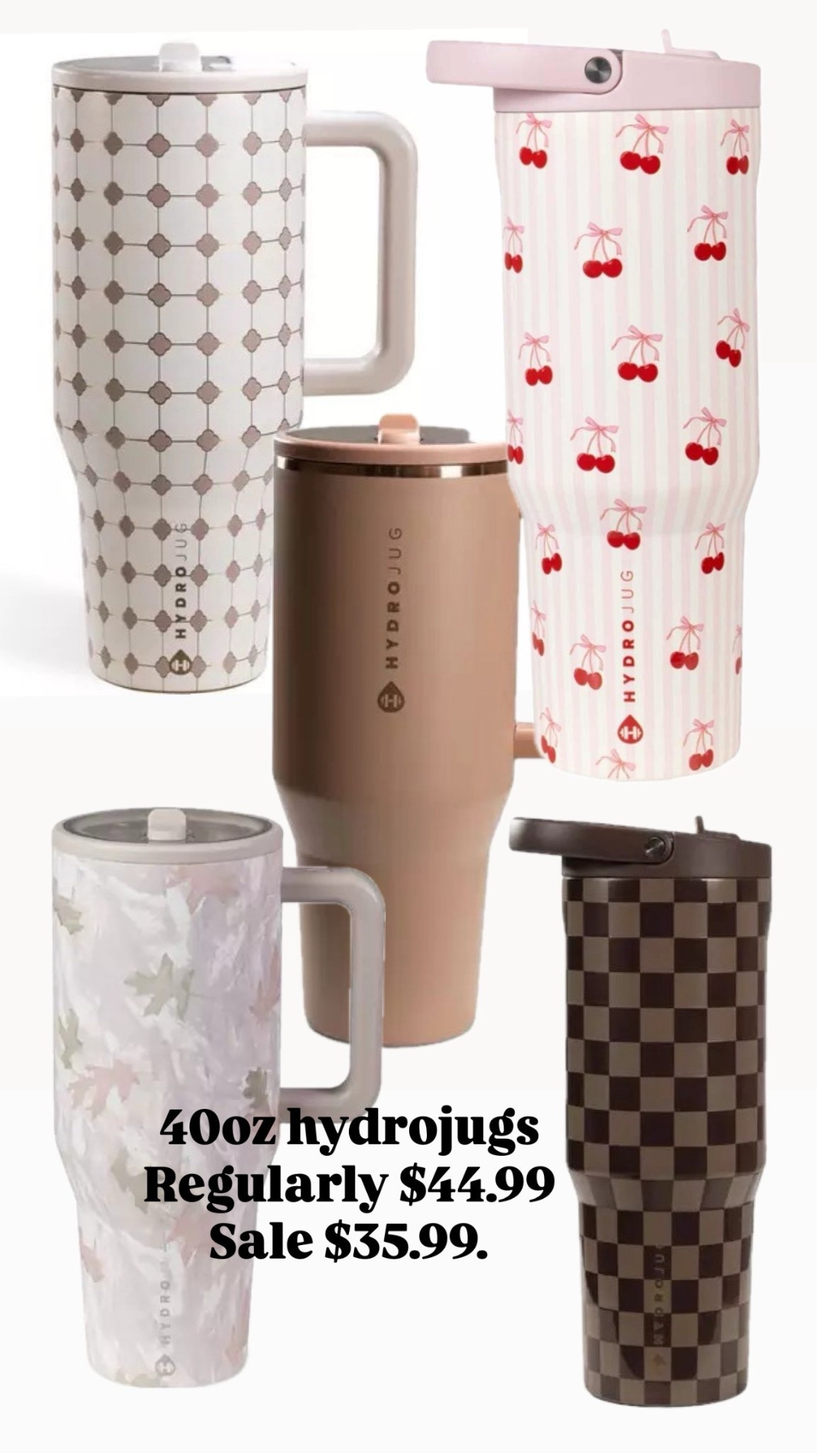 40oz hydrojugs on sale 



#LTKmomlife #LTKfitnessgoals #LTKSaleAlert