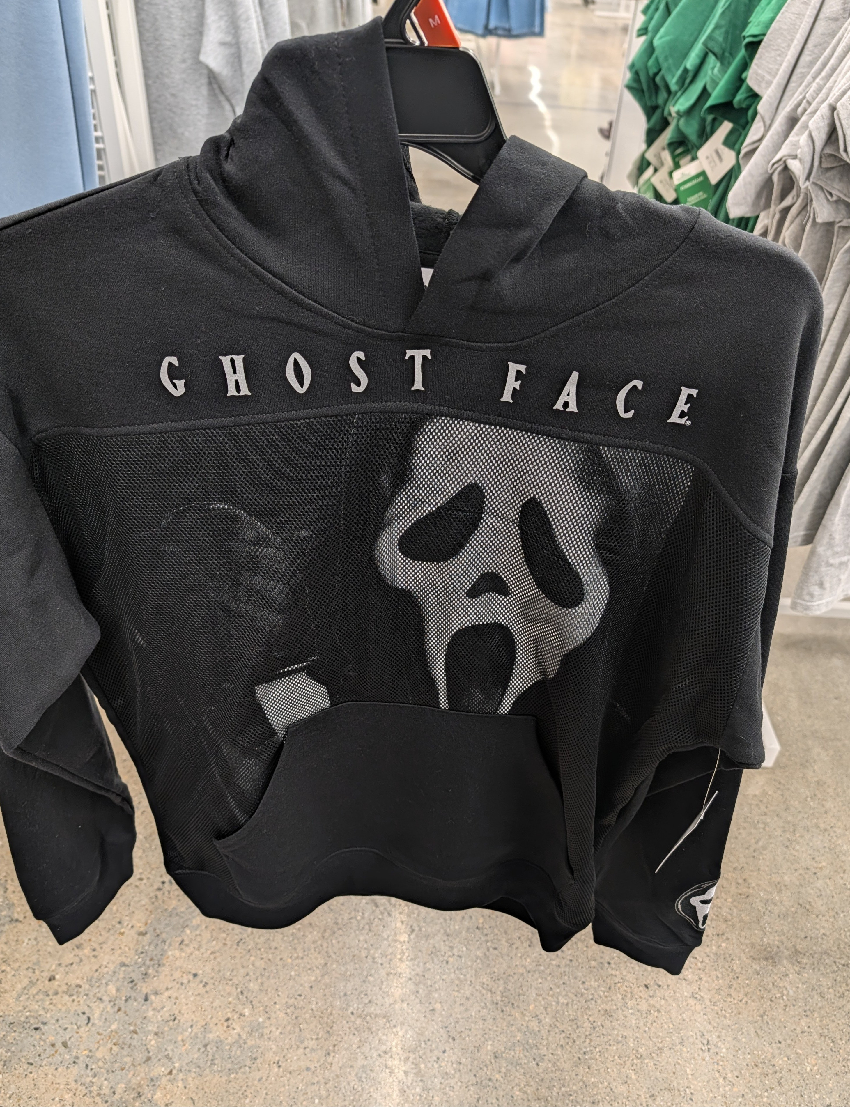 New Men's ghostface mesh front hoodie with embroidered sleeve and matching joggers 🖤🔪

#LTKMens