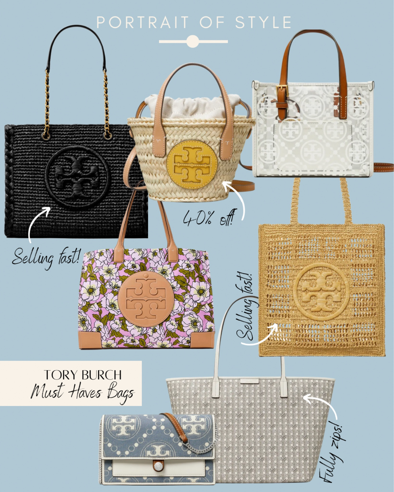 Tory Burch Must Have bags! Perfect for Mother’s Day! 🌸 

#toryburch #toryburchhandbags #toryburchbags #mothersday #mothersdaygifts #giftguide #handbags #summerhandbags #summerbags

#LTKGiftGuide #LTKsalealert #LTKitbag