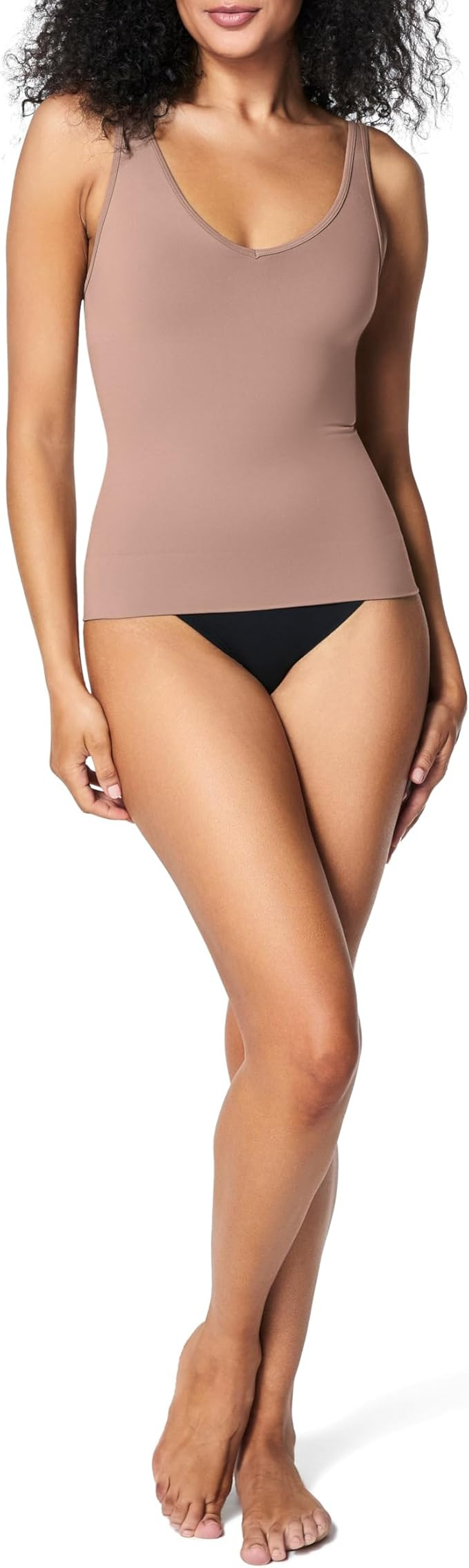 SPANXsculpt Power Series Tank - Tank Top Shapewear for Women - V Neck - Soft, Seamless Tank Top | Amazon (US)