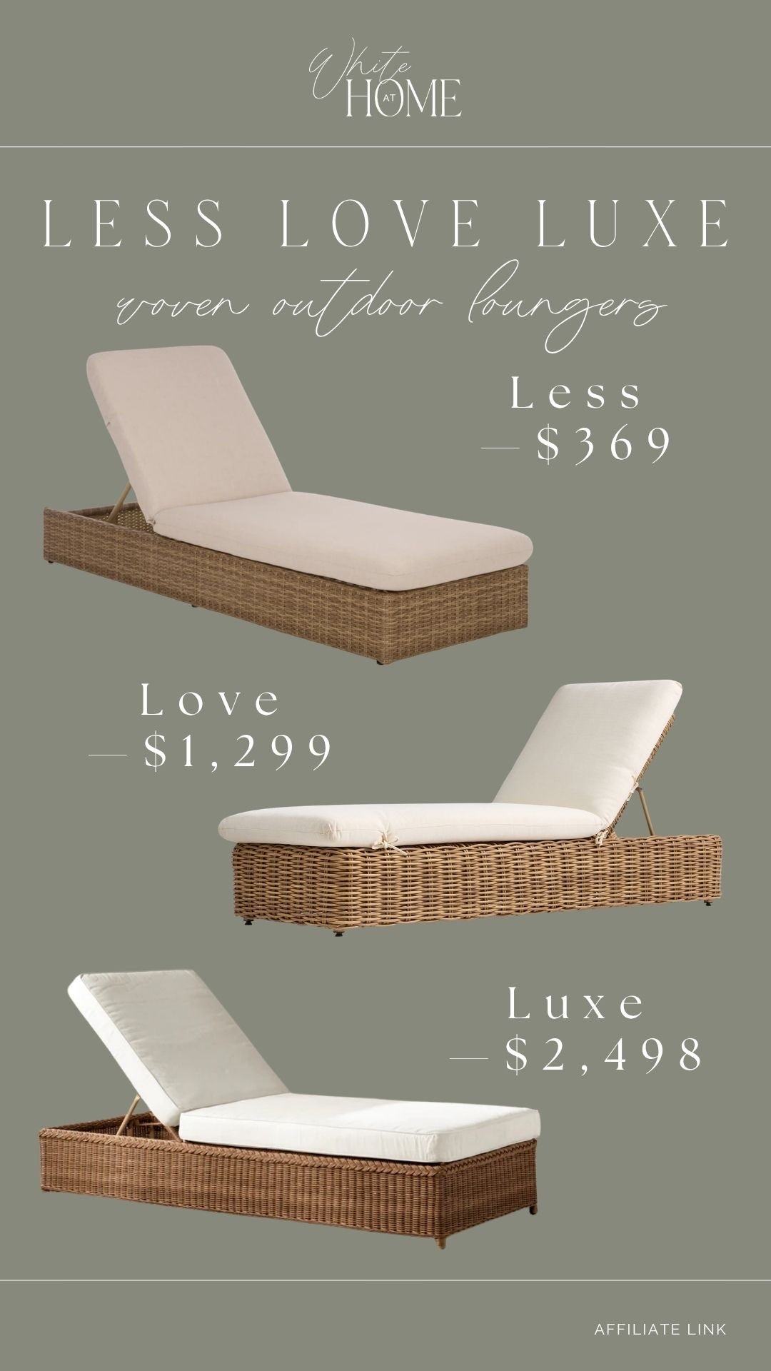 An outdoor sun lounger is a must for me when it comes to outdoor summer living! We replaced ours this year with the “less” option, but let me tell you, they’re so great! Nearly identical to these designer styles, a fraction of the price, and recline at 5 levels. A style for every budget!

#LTKHome #LTKSaleAlert