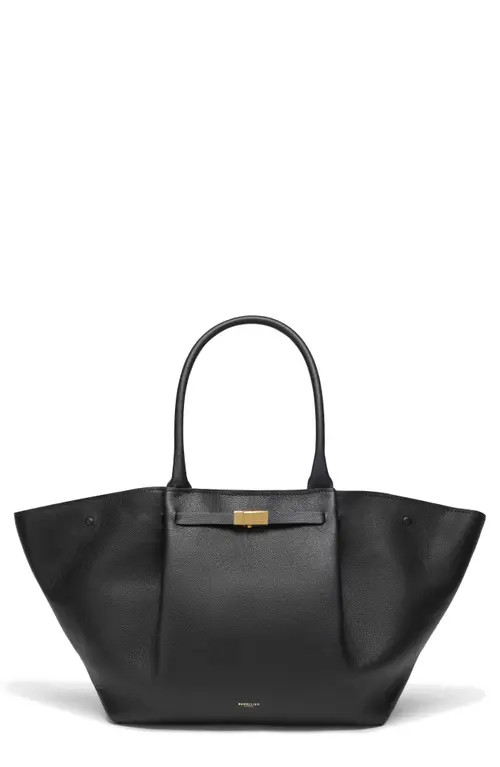 DeMellier New York Leather East/West Tote in Black at Nordstrom | Nordstrom