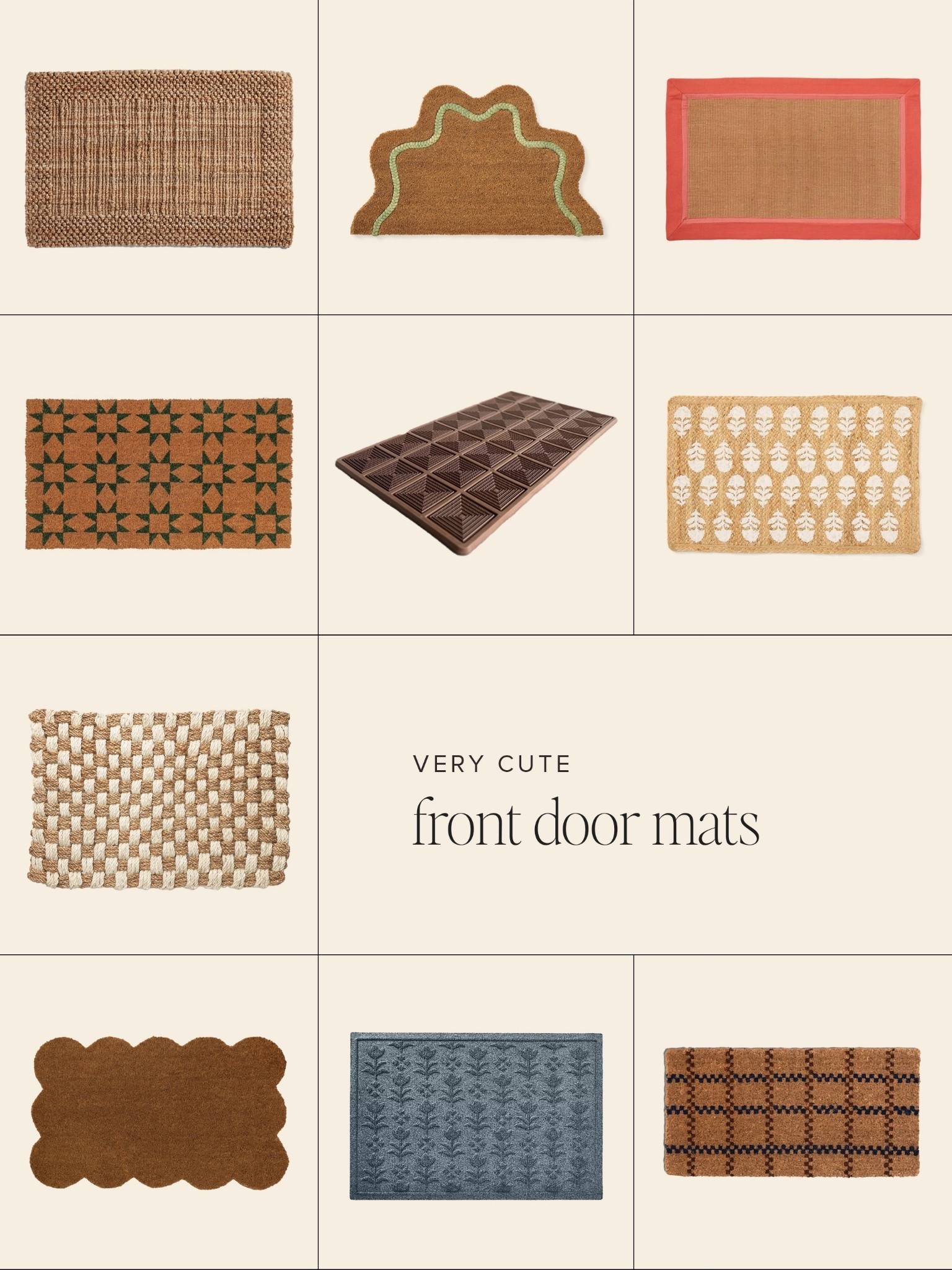very cute door mats

#LTKHome