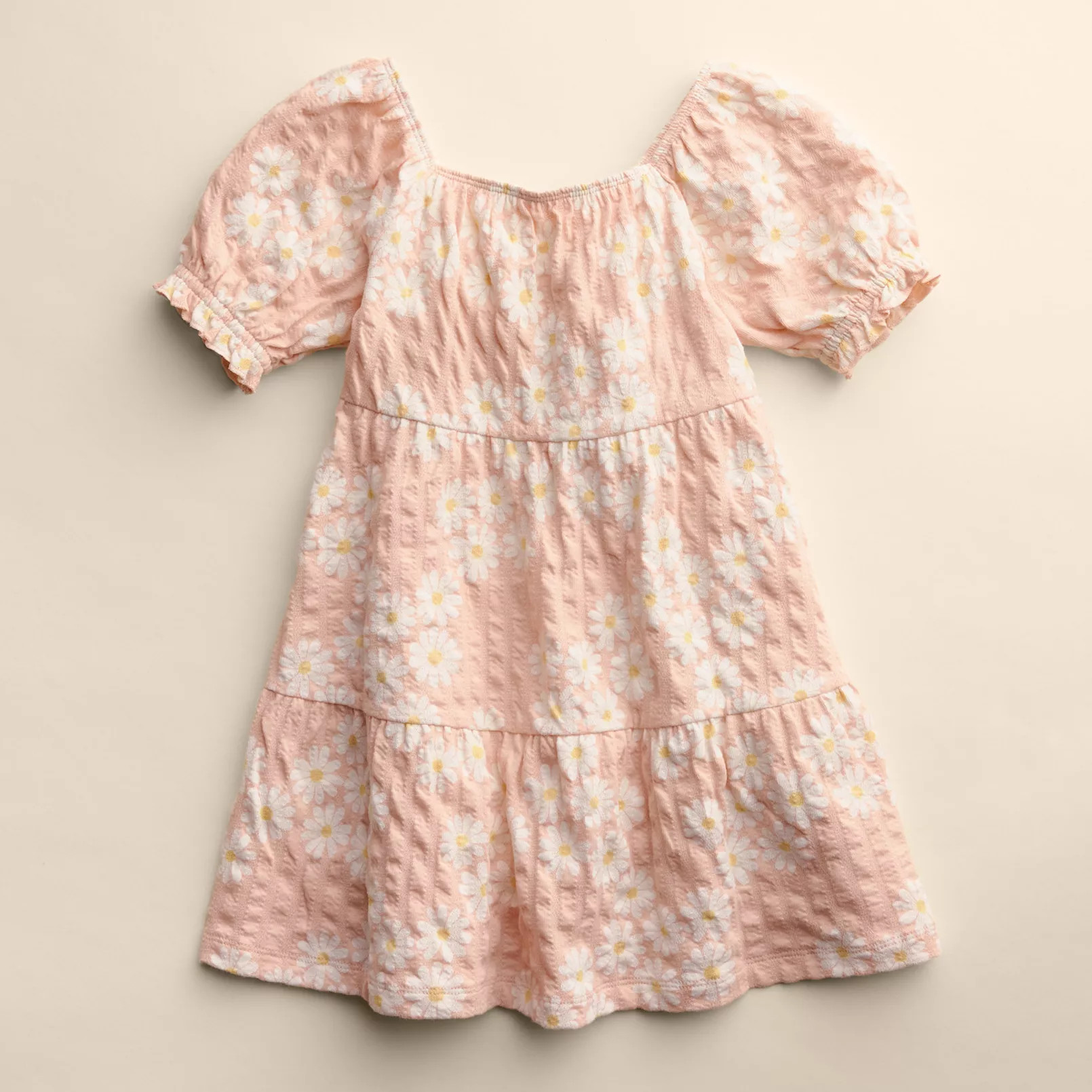 Baby & Toddler Girl Little Co. by Lauren Conrad Tiered Puff Sleeve Dress | Kohl's