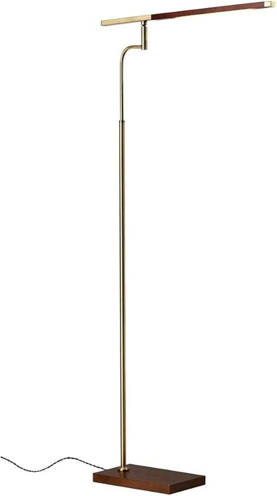 Adesso Home 3047-15 Transitional LED Floor Lamp from Barrett Collection, 18.00 inches, Walnut Fin... | Amazon (US)