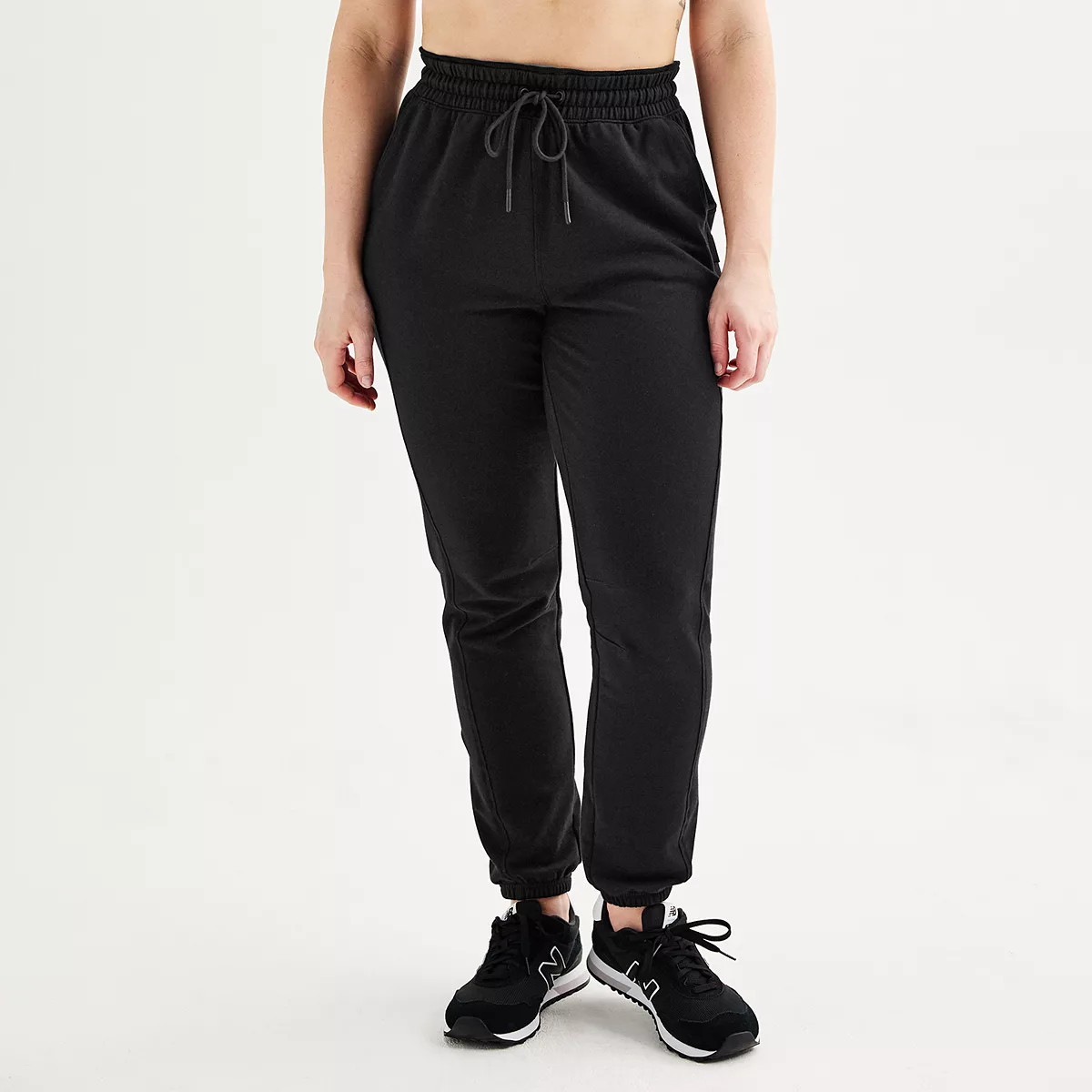 Women's FLX Embrace High-Rise Boyfriend Joggers | Kohl's