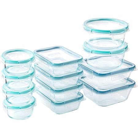 Snapware Pure Pyrex 18-Piece Glass Food Storage Set, 2.6, Clear | Amazon (US)