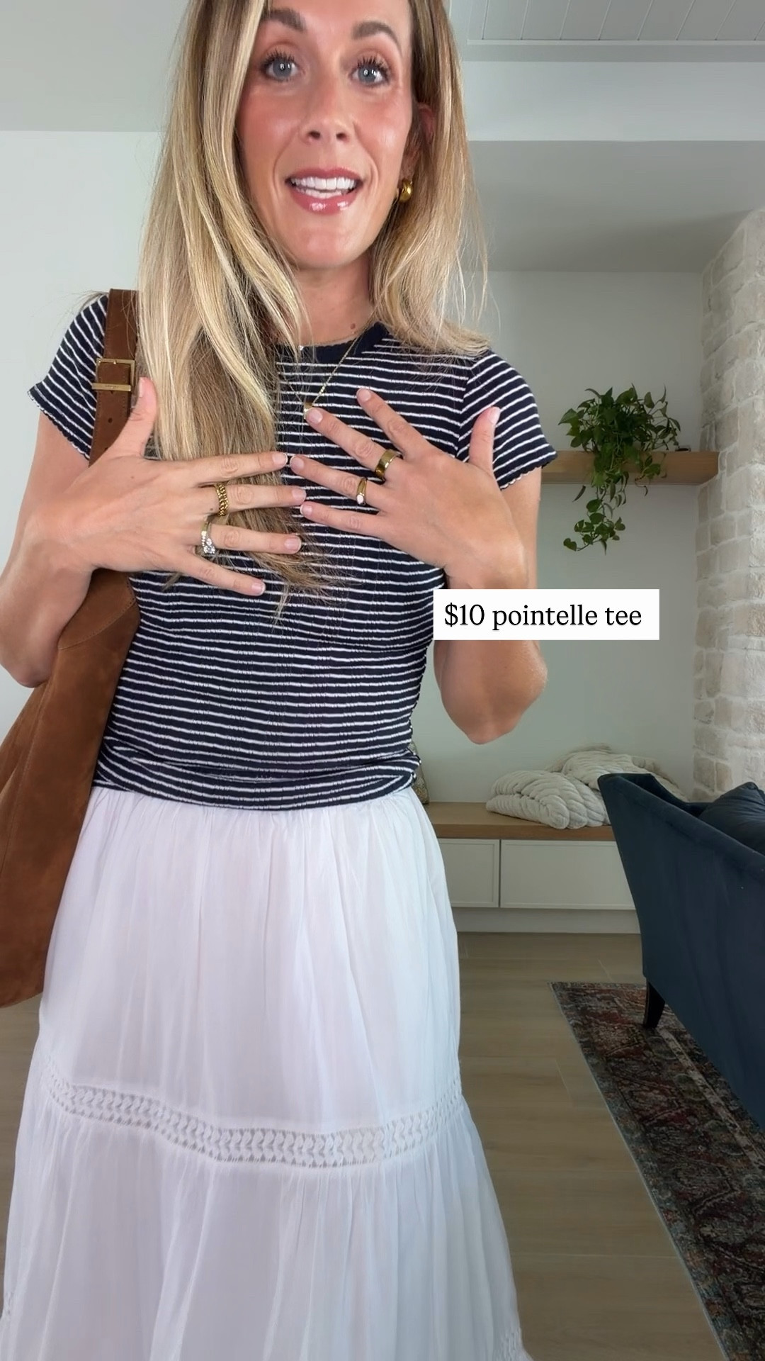New spring arrivals pointelle tee

#LTKmomlife #LTKU #LTKSaleAlert