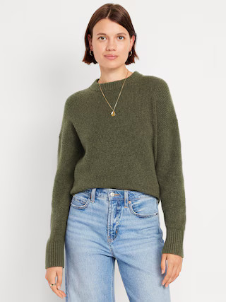 SoSoft Crew-Neck Tunic Sweater | Old Navy (US)