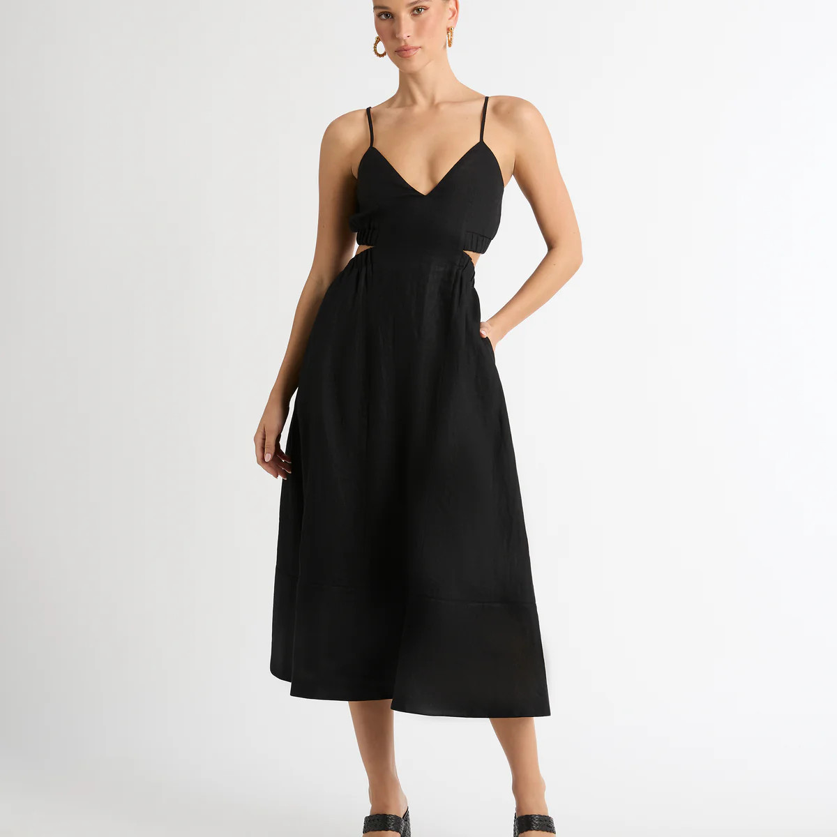 RHODES LINEN MIDI DRESS | Sheike (Australia)